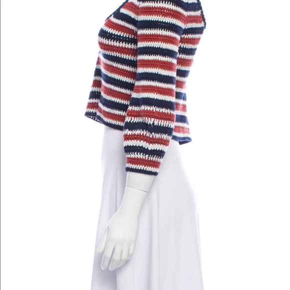 Apiece Apart Striped Linen - Blend Top - Picture 5 of 6
